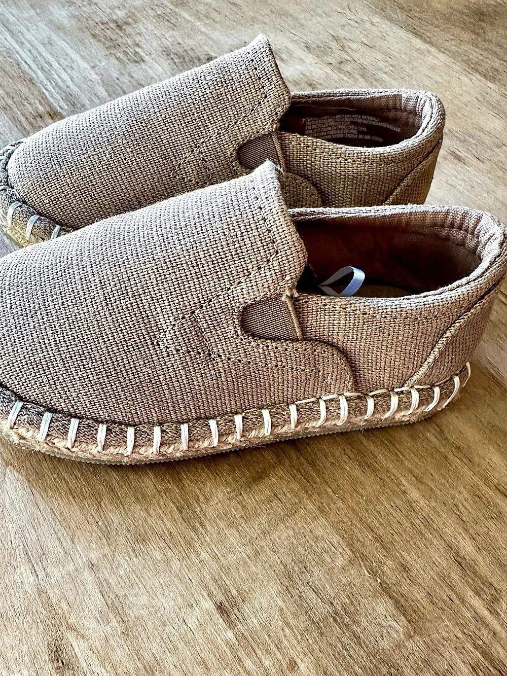 GYMBOREE -Espadrille Slip-On Flats in Brown Like New